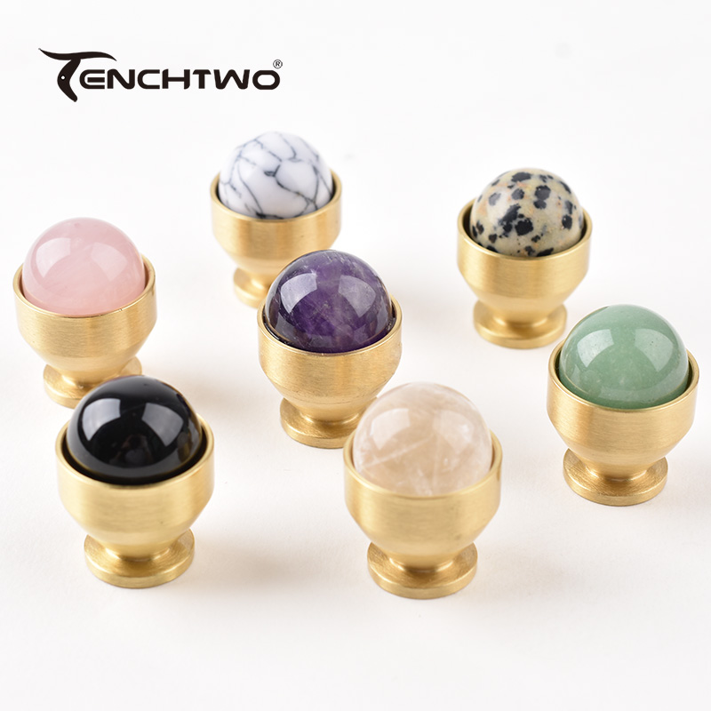 Furniture Hardware China - อาเกตธรรมชาติคริสตัลเครื่องประดับของขวัญกล่องตกแต่งจับลิ้นชักดึงเฟอร์นิเจอร์ Handles Dresser Vanity ตู้ลูกบิดประตู