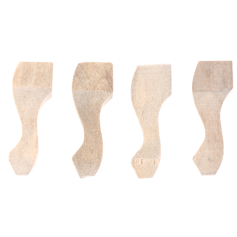 Furniture Leg Set - ชุดอุปกรณ์ทำเฟอร์นิเจอร์จิ๋ว DIY 4 ชิ้น/ชุด ของเล่นขนาด 1/12