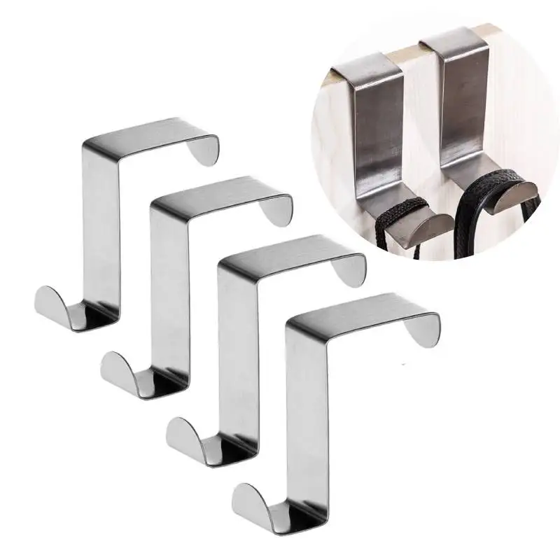 Drawer Organizer Peg - 2-20 ชิ้นลิ้นชักตะขอสแตนเลส Reversible กว่าประตูตู้ประตูผ้าเช็ดตัวแขวนผู้ถือ Hook Rack