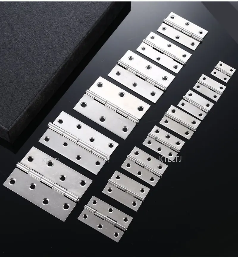 Furniture Hardware Replacement Parts - 2 Pcs ชุด4นิ้วความยาวบานพับประตูตู้เรือ Marine บานพับก้นใช้สำหรับประตูสแตนเลส