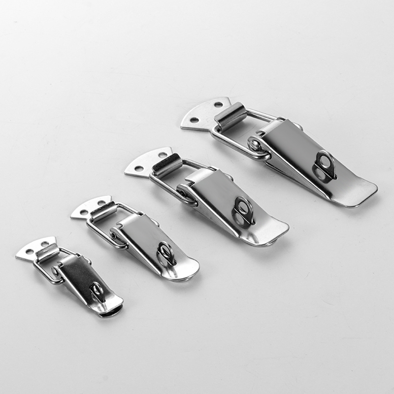 Furniture Hardware Tools - ชุดล็อคตู้สแตนเลส 304 จำนวน 4 ชิ้น พร้อมสปริงล็อคแบบกด