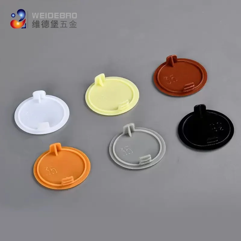 ฝาครอบบานพับพลาสติกทรงกลม ขนาด - Furniture Hardware Replacement Parts บทวิจารณ์และราคา