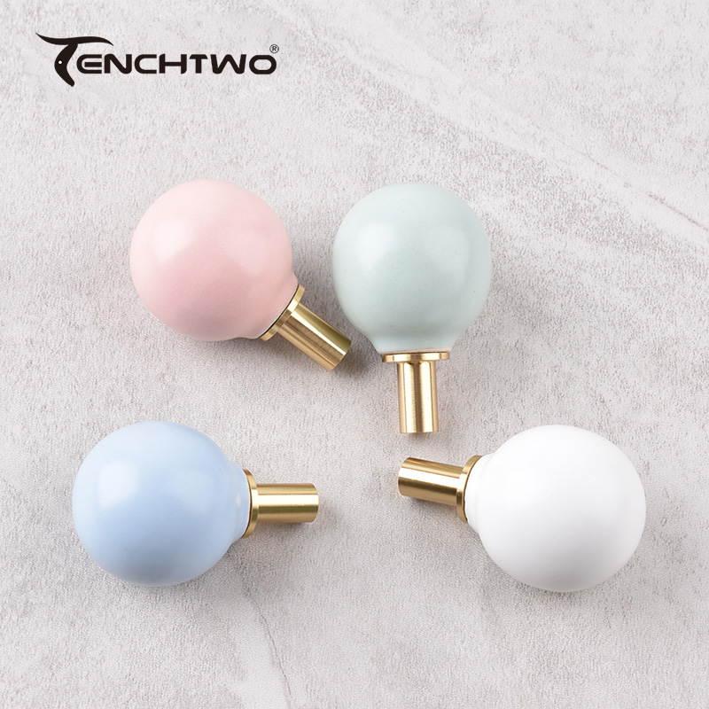 ตะขอเซรามิกทรงกลมตะขอแขวนเสื้อ - Furniture Hardware Tools บทวิจารณ์และราคา