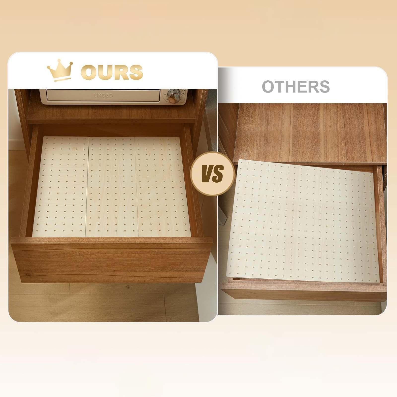 แผ่นจัดระเบียบช่องเก็บของในลิ้ - Drawer Organizer Peg บทวิจารณ์และราคา