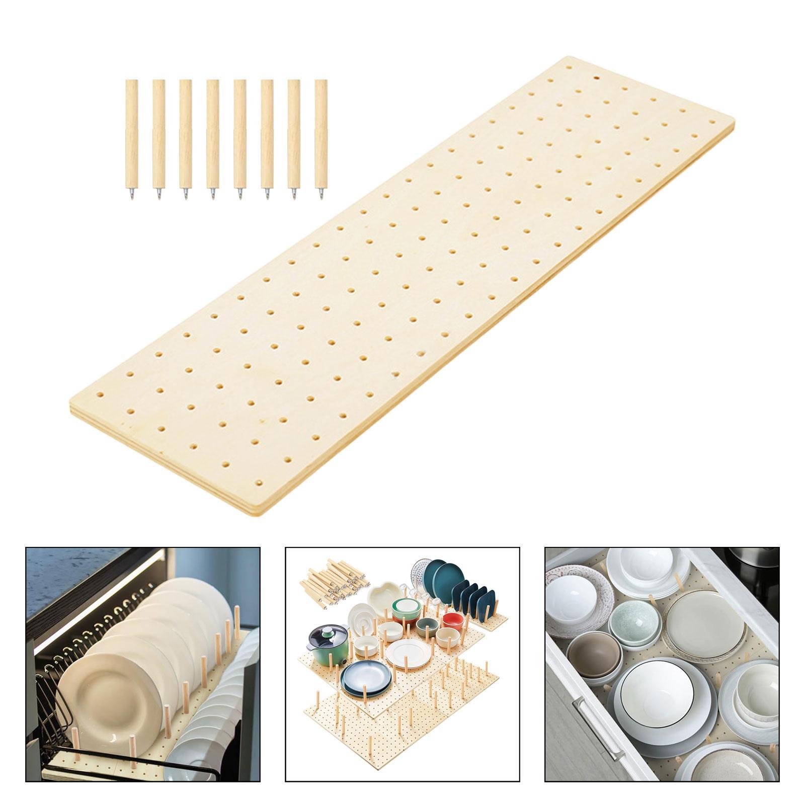 แผ่นจัดระเบียบช่องเก็บของในลิ้ - Drawer Organizer Peg บทวิจารณ์และราคา
