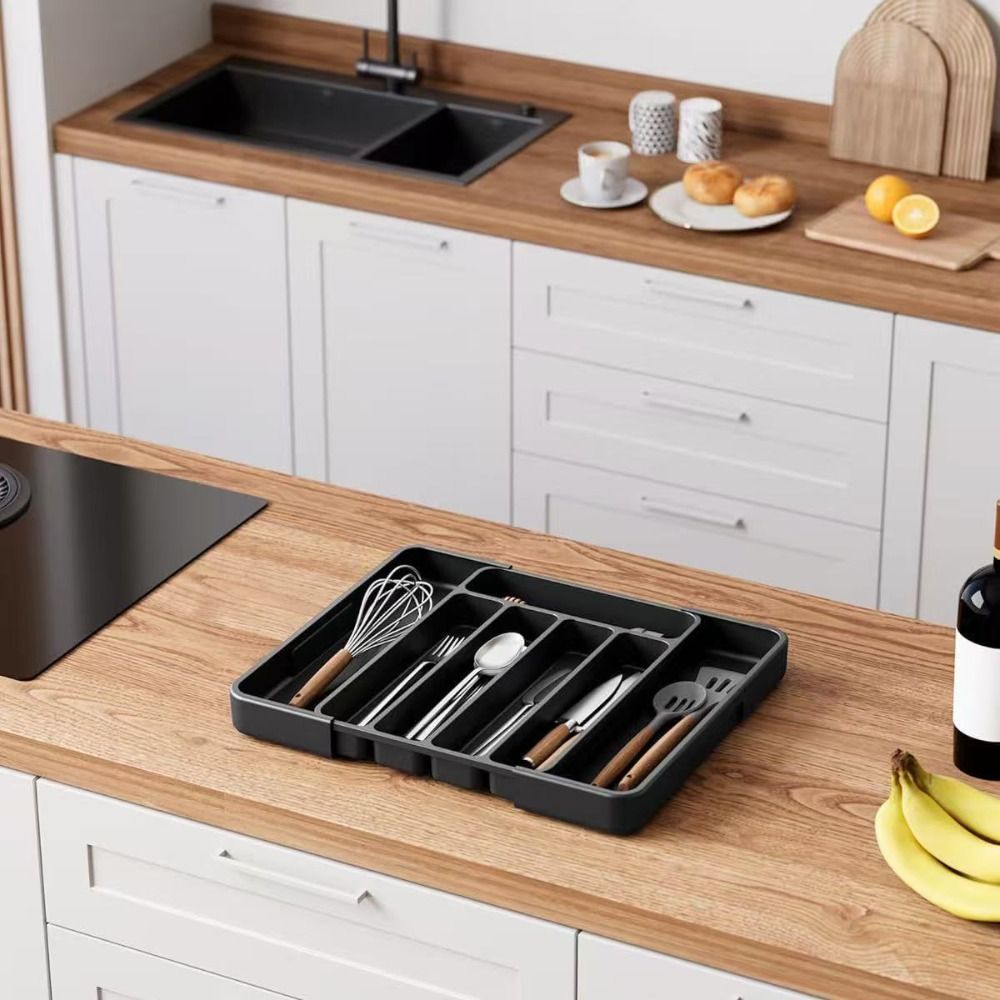 ที่จัดระเบียบช้อนส้อมแบบปรับได - Drawer Organizer Peg บทวิจารณ์และราคา