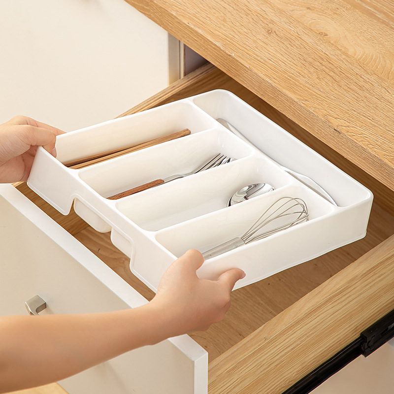 4/5 ช่องช้อนส้อมทุกวันลิ้นชัก  - Drawer Organizer Peg บทวิจารณ์และราคา