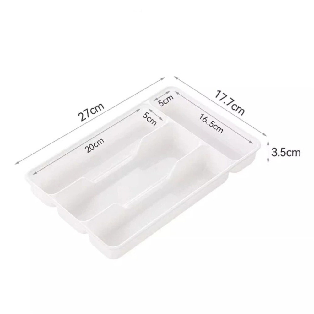 กล่องจัดระเบียบช้อนส้อมแบบ 4/5 - Drawer Organizer Peg บทวิจารณ์และราคา