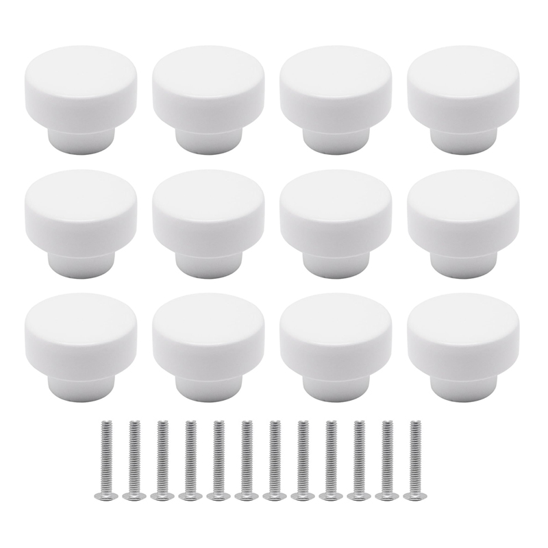 ลูกบิดลิ้นชักไม้กลมสีขาว, ลูกบ - Furniture Hardware China บทวิจารณ์และราคา