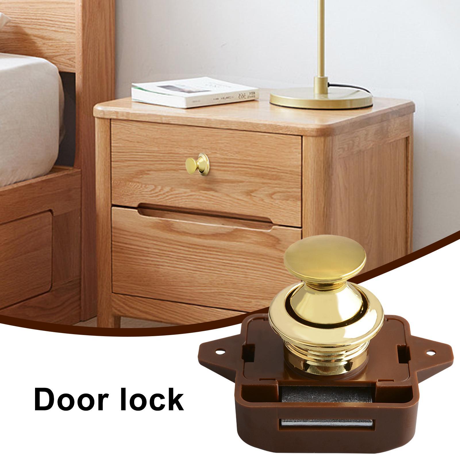ตัวล็อคแบบกดสำหรับตู้ RV แบบไม - Furniture Hardware Tools บทวิจารณ์และราคา