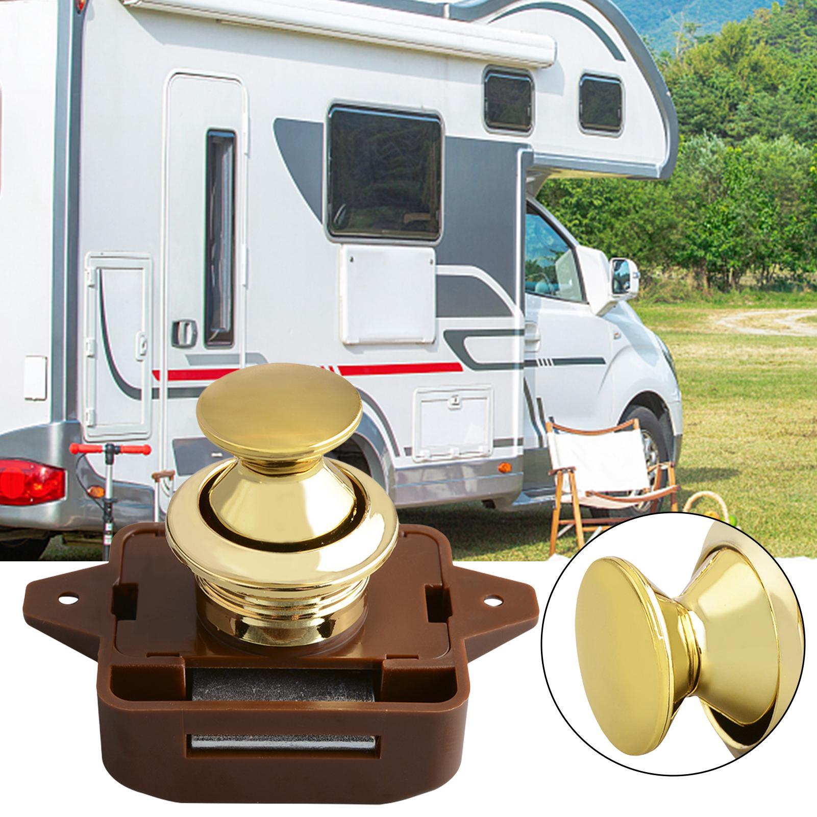 ตัวล็อคแบบกดสำหรับตู้ RV แบบไม - Furniture Hardware Tools บทวิจารณ์และราคา