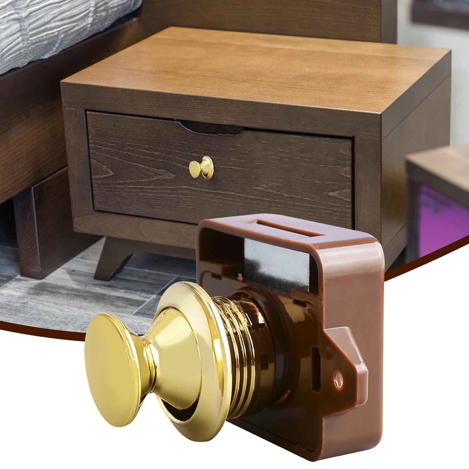 ตัวล็อคแบบกดสำหรับตู้ RV แบบไม - Furniture Hardware Tools บทวิจารณ์และราคา