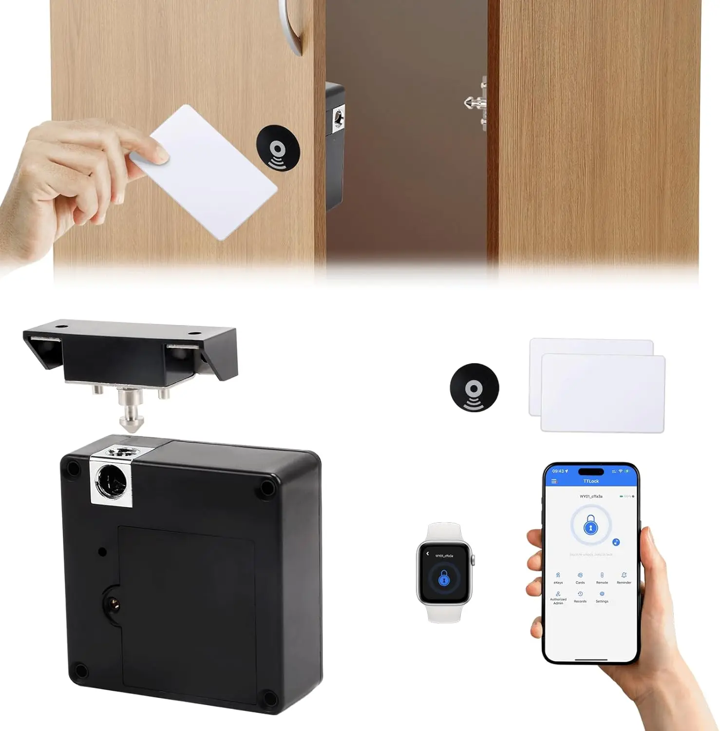ล็อกเกอร์อัจฉริยะ NFC สำหรับโท - Furniture Hardware Tools บทวิจารณ์และราคา