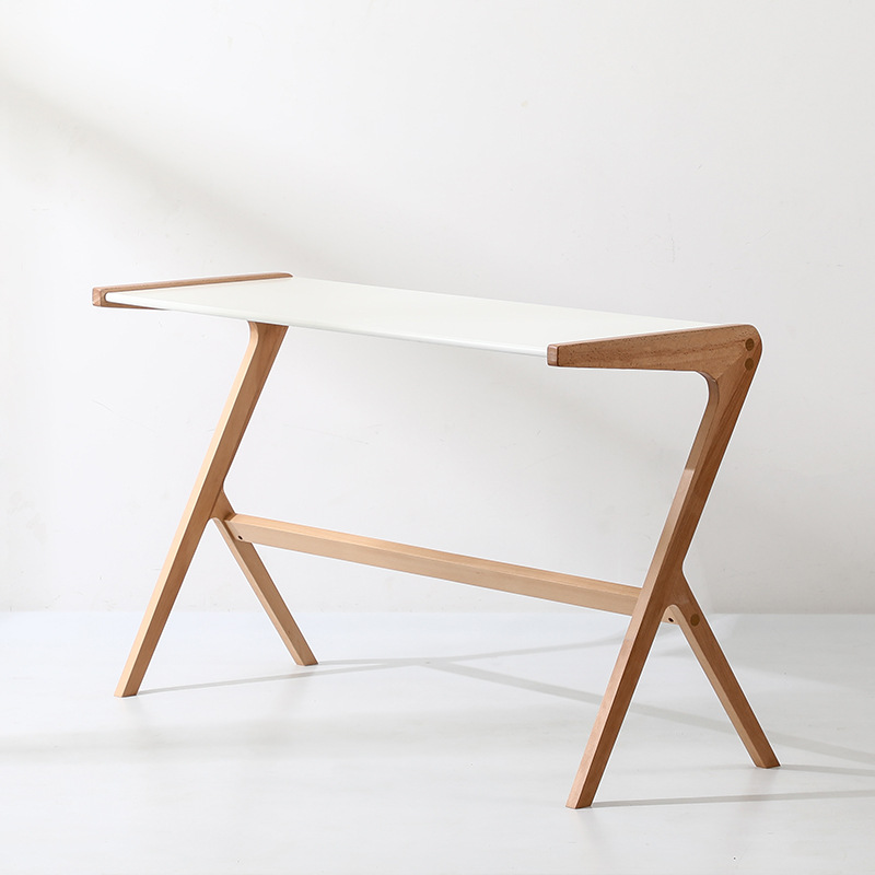 โต๊ะทำงานไม้เนื้อแข็งสไตล์นอร์ - Japanese Furniture Hardware บทวิจารณ์และราคา