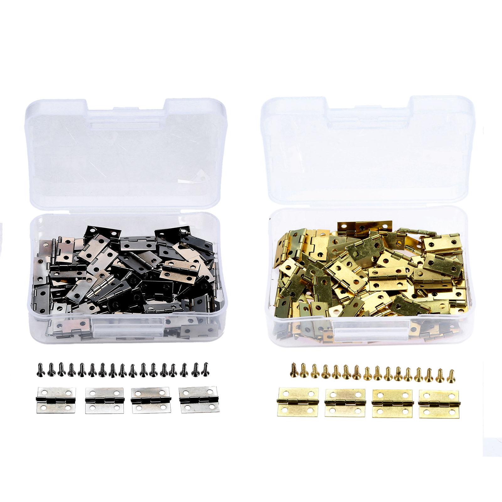 บานพับตกแต่งขนาดเล็กสีเงิน/ทอง - Furniture Hardware Replacement Parts บทวิจารณ์และราคา
