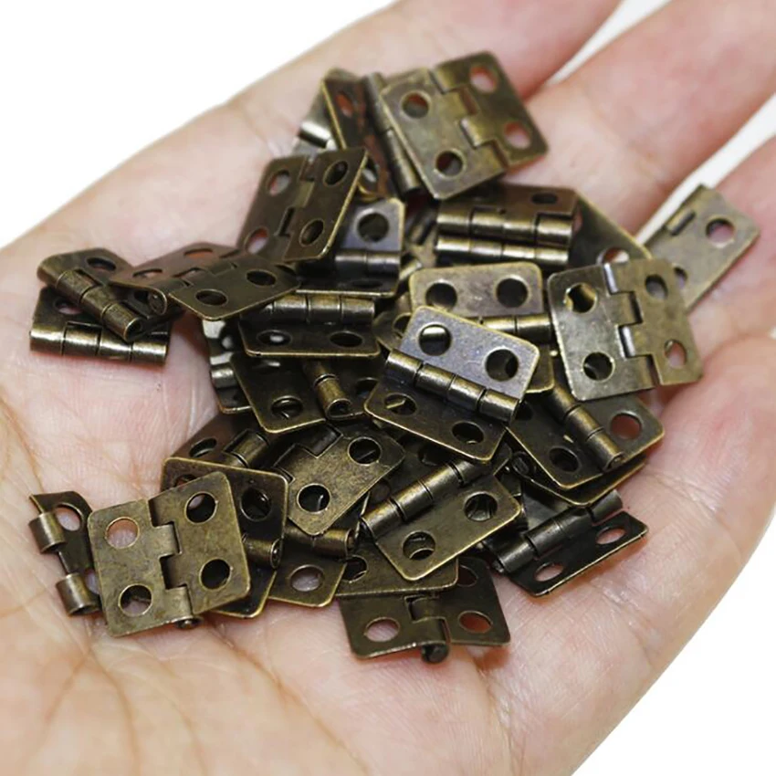 20 ชิ้น/ล็อตเหล็กบานพับฮาร์ดแว - Furniture Hardware Replacement Parts บทวิจารณ์และราคา