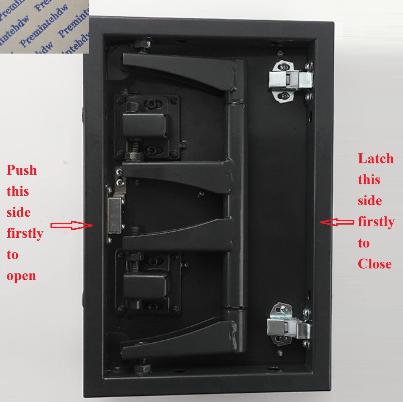 แผงประตูเหล็กซ่อนแบบกดเพื่อเปิ - Furniture Hardware Replacement Parts บทวิจารณ์และราคา