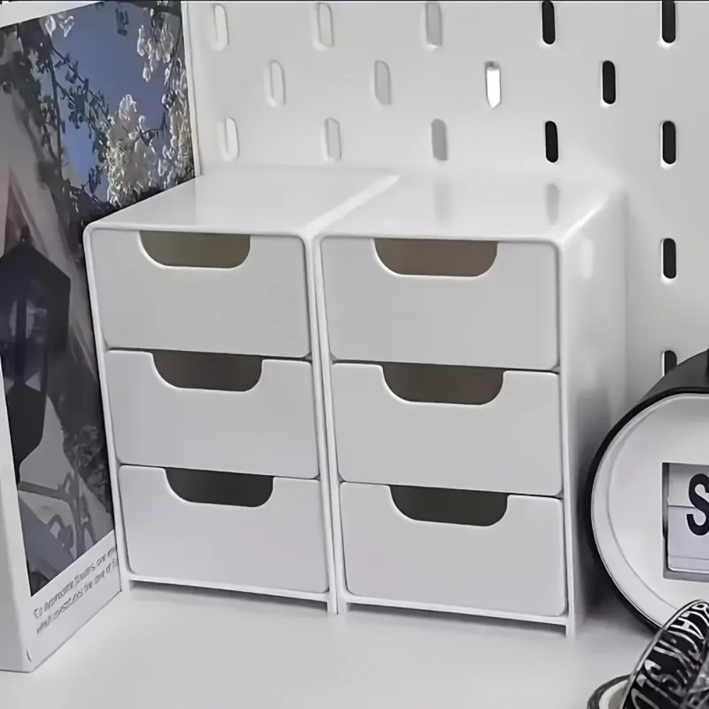 กล่องจัดระเบียบโต๊ะทำงาน 3 ชั้ - Drawer Organizer Peg บทวิจารณ์และราคา