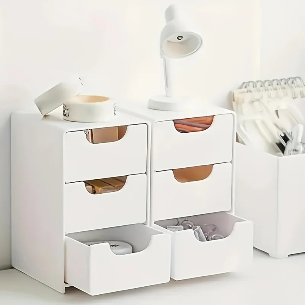 กล่องจัดระเบียบโต๊ะทำงาน 3 ชั้ - Drawer Organizer Peg บทวิจารณ์และราคา
