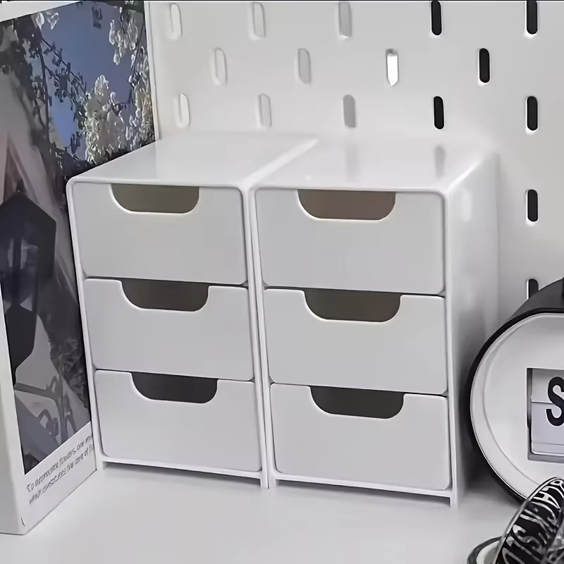 กล่องจัดระเบียบโต๊ะทำงาน 3 ชั้ - Drawer Organizer Peg บทวิจารณ์และราคา