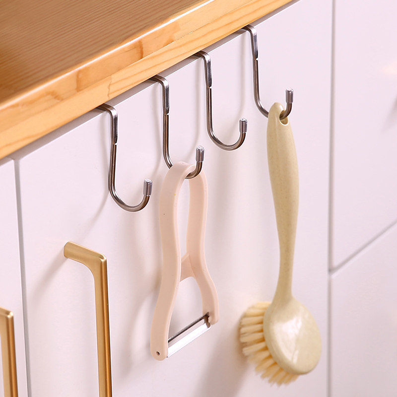 ตะขอแขวนประตูสแตนเลสแบบไม่ต้อง - Drawer Organizer Peg บทวิจารณ์และราคา