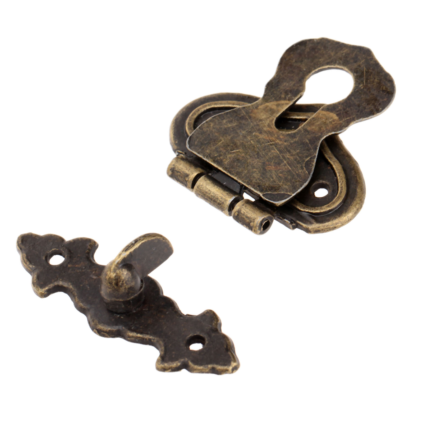 5Pcs 63X47มม.โบราณล็อคโลหะตกแต - Furniture Hardware Tools บทวิจารณ์และราคา