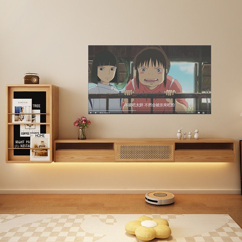 ตู้วางทีวีแบบแขวนผนังไม้จริงสไ - Japanese Furniture Hardware บทวิจารณ์และราคา