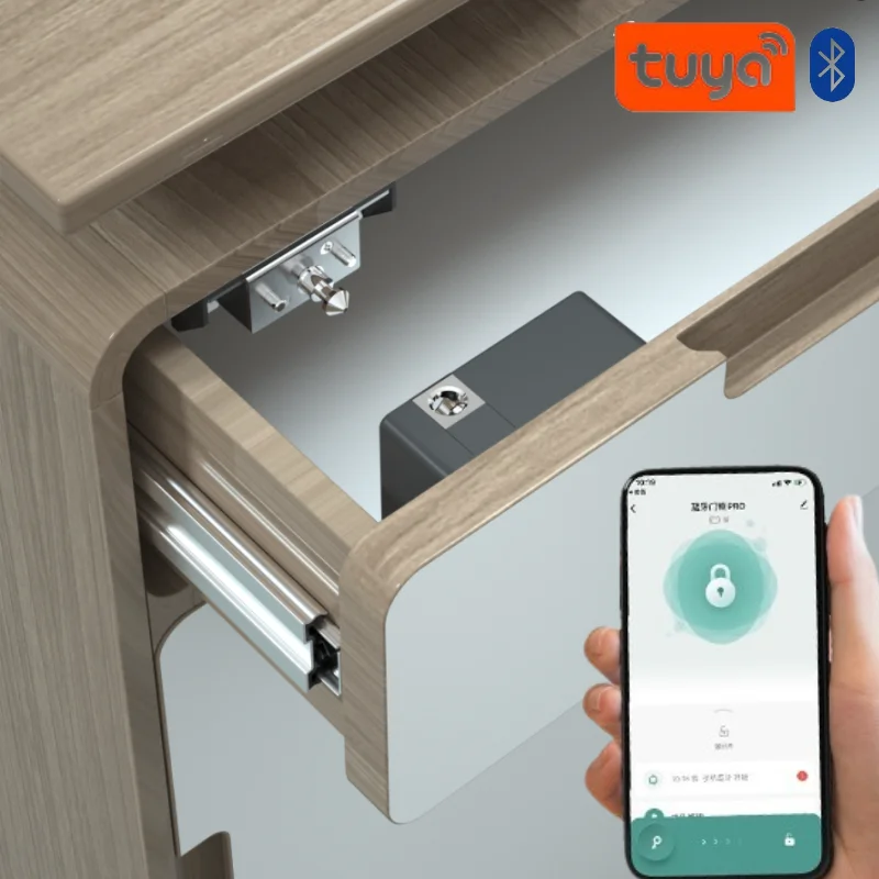 Tuya สมาร์ทตู้ประตูล็อค Keyles - Furniture Hardware Tools บทวิจารณ์และราคา