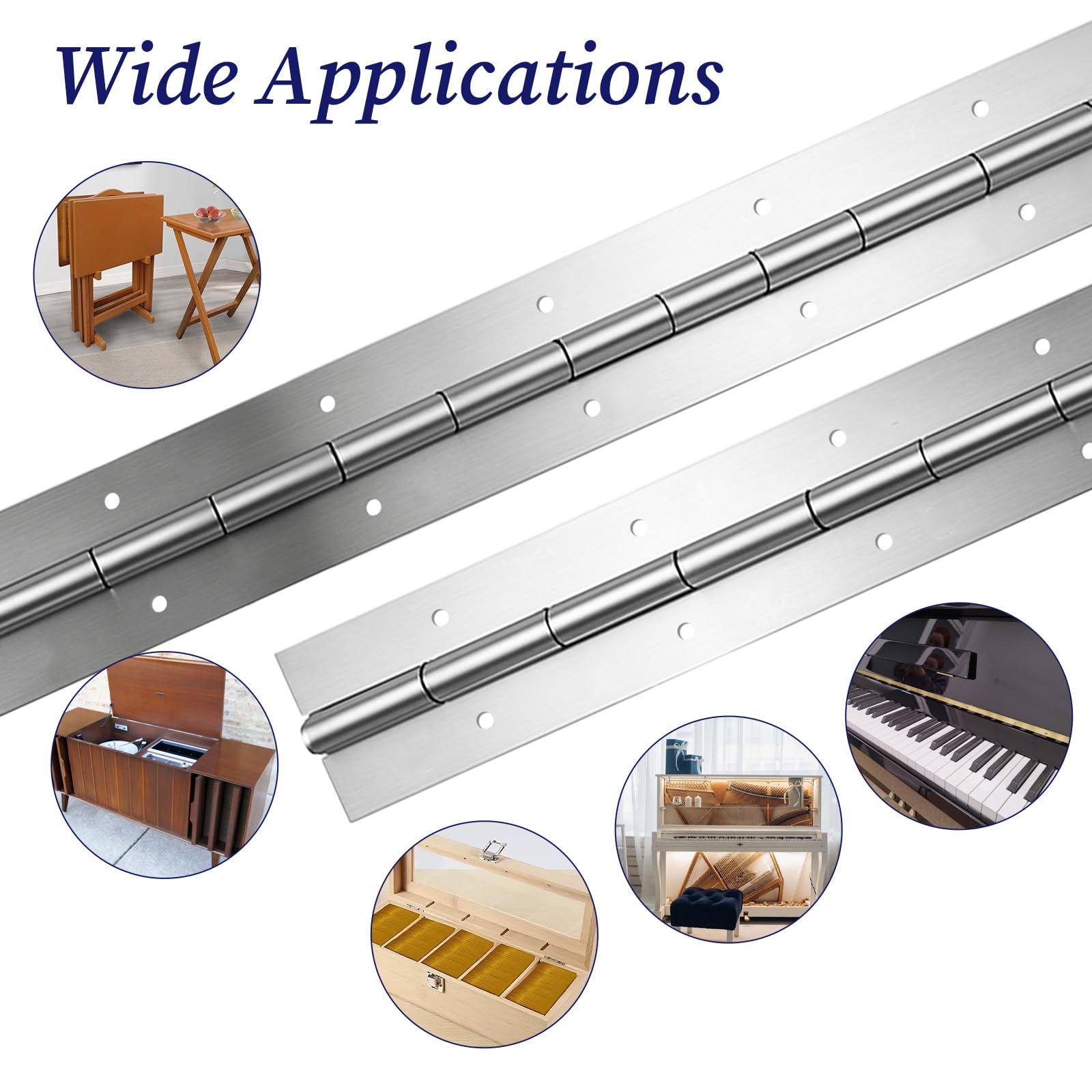 บานพับเปียโนแบบหนัก 2 ชิ้น สแต - Furniture Hardware Replacement Parts บทวิจารณ์และราคา