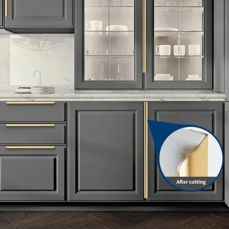 มือจับตู้อลูมิเนียมล่องหนขนาด  - Furniture Hardware China บทวิจารณ์และราคา